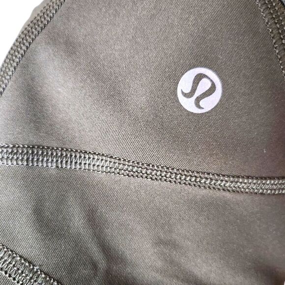 Lululemon Swift High Rise Crop 21' Leggings Forest Green Size 6 - Picture 5 of 9